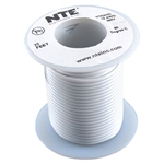 HOOK UP WIRE 300V STRANDED TYPE 18GAUGE WHITE 25 FEET