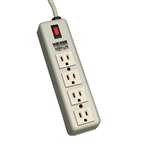 "Waber-by-Tripp Lite 4-Outlet Industrial Power Strip, 6-ft. Cord, 5-15P, Lighted On/Off Switch"