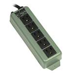 "Waber-by-Tripp Lite 5-Outlet Industrial Power Strip, 6-ft. Cord, Switchless"