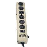 "Waber-by-Tripp Lite 6-Outlet (75.9mm center-to-center spacing) Industrial Power Strip, 6-ft. Cord"