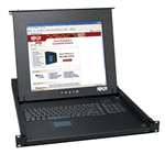 1U Rack-Mount Console with 19-in. LCD