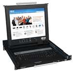 "1U Rack-Mount Console with 17-in. LCD, Dual Rail"