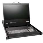 NetCommander 16-Port Cat5 IP Rack-Mount Console KVM Switch 1+1 User with 19-in. LCD