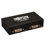 "2-Port DVI Splitter with Audio and Signal Booster, Single-Link 1920x1200 at 60Hz/1080p (DVI F/2xF)"