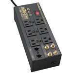 "Isobar 6-Outlet Surge Protector, 6-ft. Cord, 2850 Joules, Tel/Coax/Modem Protection"