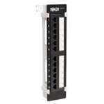 12-Port Cat6/Cat5 Wall-Mount Vertical 110 Patch Panel