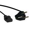 "2-Prong European Computer Power Cord, 10A (IEC-320-C13 to SCHUKO CEE 7/7), 6-ft."
