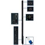 "8.6kW 3-Phase Monitored PDU, 208V Outlets (30-C13 & 6-C19), IEC-309 30A Blue, 3ft Cord, 0U Vertical"