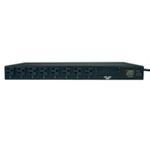 "1.9kW Single-Phase ATS / Metered PDU, 120V (16 5-15/20R), 2 L5-20P / 5-20P adapters, 2 12ft Cords, 1U Rack-Mount"