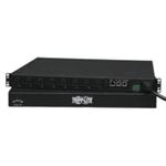 "3.2-3.8kW Single-Phase Switched PDU, 200-240V Outlets (8 C13), C20 / L6-20P input, 8.5ft Cord, 1U Rack-Mount"