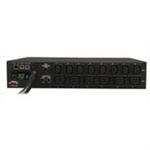 "5.8kW Single-Phase Switched PDU, 208/240V Outlets (8 C13 & 6 C19), L6-30P, 15ft Cord, 2U Rack-Mount"