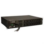 "5/5.8kW Single-Phase Monitored PDU, 208/240V Outlets (12-C13 and 4-C19), L6-30P, 12ft Cord, 2U Rack-Mount"
