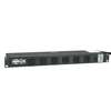 "1U Rack-Mount Power Strip, 120V, 20A, L5-20P, 12 Outlets (6 Front-Facing, 6-Rear-Facing) 15-ft. Cord"