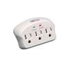 "Protect It! 3-Outlet Surge Protector, Direct Plug-In, 660 Joules, 2 Diagnostic LEDs"