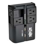 "Protect It! Surge Protector with 4 Rotatable Outlets, Direct Plug-In, 1080 Joules, 3.4A USB Charger"