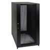 25U SmartRack Stand-Depth Rack Enclosure Cabinet with doors/side panels & shock pallet shipping