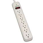 "Protect It! 7-Outlet Surge Protector, 12-ft. Cord, 1080 Joules, Light Gray Housing"