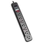 "Protect It! 7-Outlet Surge Protector, 6-ft. Cord, 1080 Joules, Modem/Fax Protection, Black Housing"