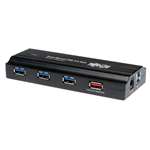 7-Port USB 3.0 SuperSpeed Hub with Dedicated 2A USB Charging Port